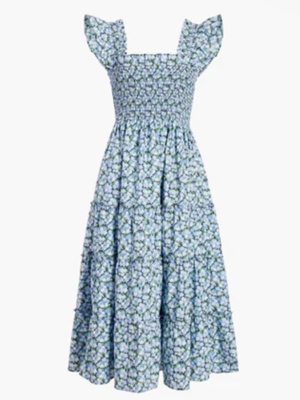 HILL HOUSE HOME Blue Paisley Nap Dress
